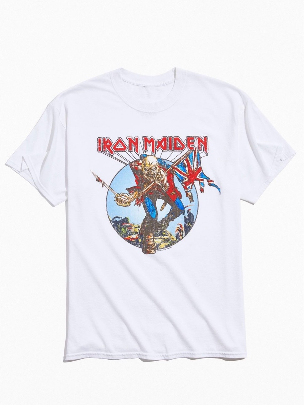 EUC Iron Maiden Vintage Wash Tee